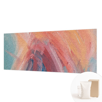 Modern wall mural for bedroom with colorful explosion motifs