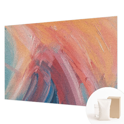 Modern wall mural for bedroom with colorful explosion motifs