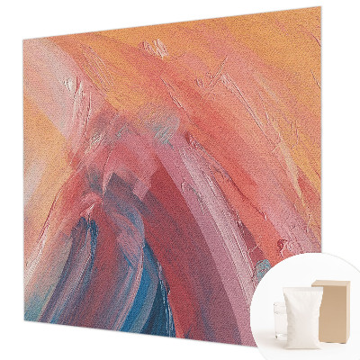 Modern wall mural for bedroom with colorful explosion motifs