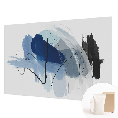 High quality wall mural wallpaper with a colorful abstract design