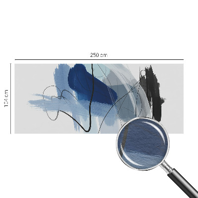 High quality wall mural wallpaper with a colorful abstract design