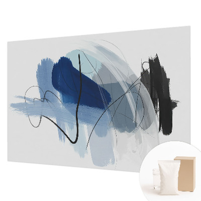 High quality wall mural wallpaper with a colorful abstract design