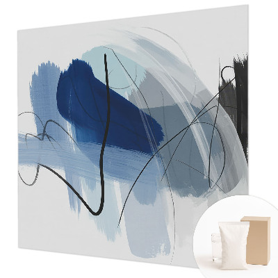 High quality wall mural wallpaper with a colorful abstract design
