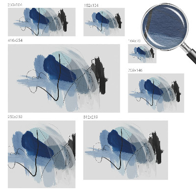 High quality wall mural wallpaper with a colorful abstract design