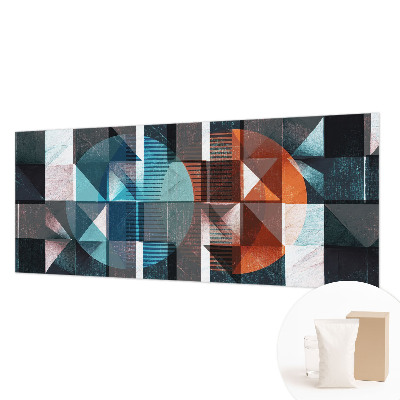 Premium photo wallpaper with an abstract forms design