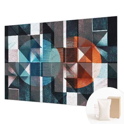 Premium photo wallpaper with an abstract forms design