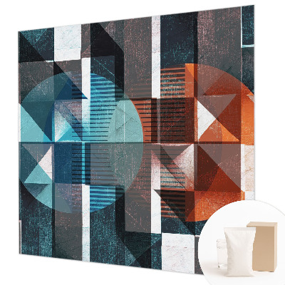 Premium photo wallpaper with an abstract forms design