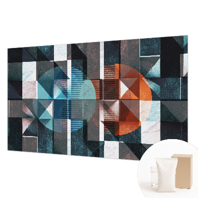 Premium photo wallpaper with an abstract forms design