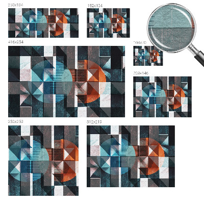Premium photo wallpaper Abstract forms