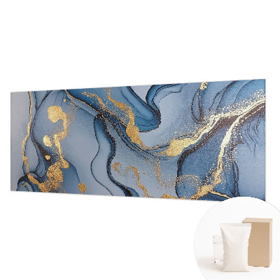 Premium wall mural for bedroom Blue waves