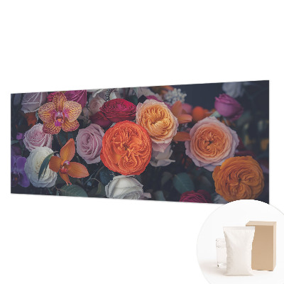 Non-woven wall mural Colorful bouquet