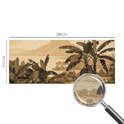 High quality wall mural wallpaper Tropical panorama