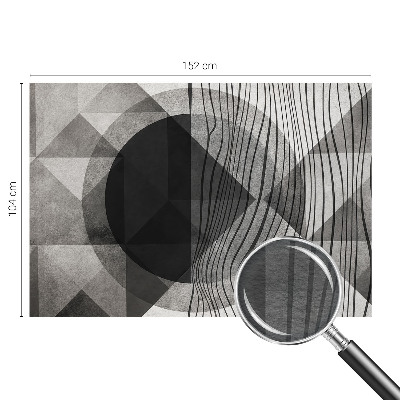 Wall mural for bedroom Abstract shapes