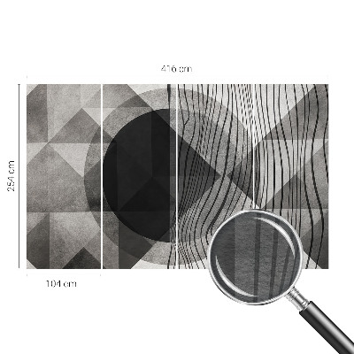 Wall mural for bedroom Abstract shapes