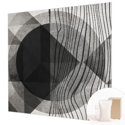 Wall mural for bedroom Abstract shapes