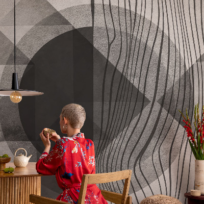 Wall mural for bedroom Abstract shapes