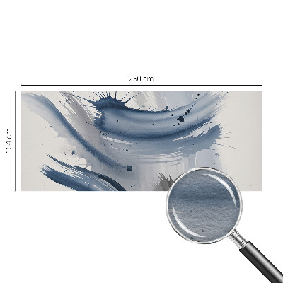 Bedroom wall mural wallpaper with artistic brushstroke design