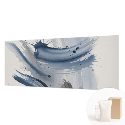 Bedroom wall mural wallpaper with artistic brushstroke design