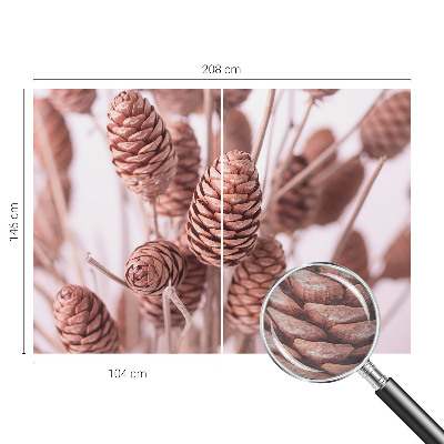 Large wall mural with a natural elegant design