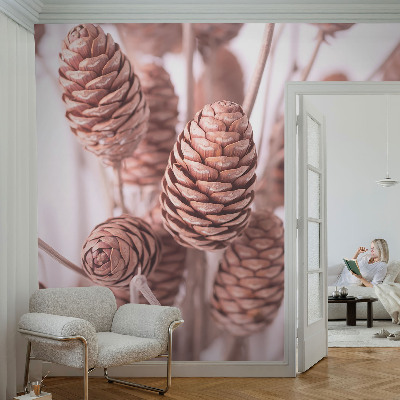 Large wall mural with a natural elegant design