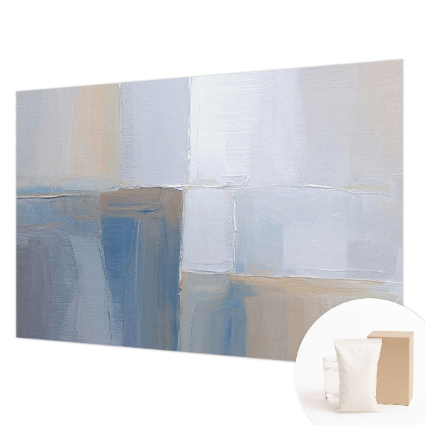 Custom size wall mural with a harmonious abstract design