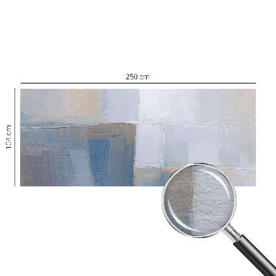 Custom size wall mural with a harmonious abstract design