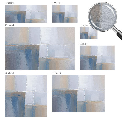 Custom size wall mural with a harmonious abstract design