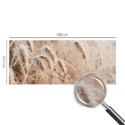 Modern wall mural featuring a winter landscape motif