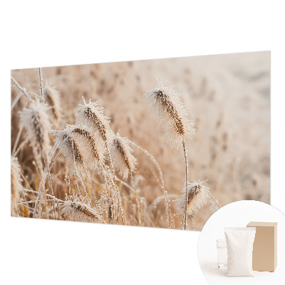 Modern wall mural featuring a winter landscape motif