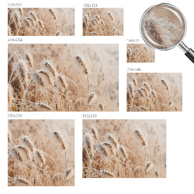 Modern wall mural featuring a winter landscape motif