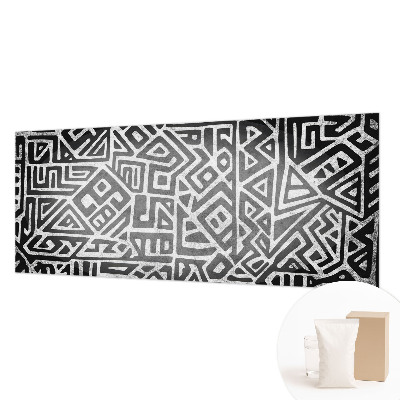 High quality photo wallpaper with a geometric maze design