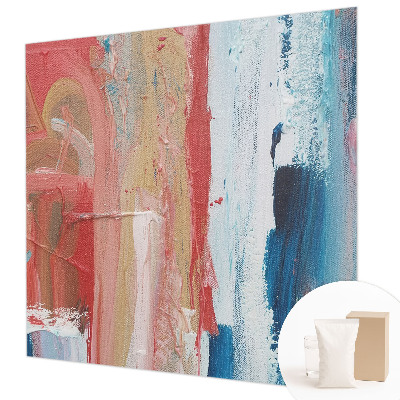 High-quality wall mural wallpaper with colorful abstract motifs