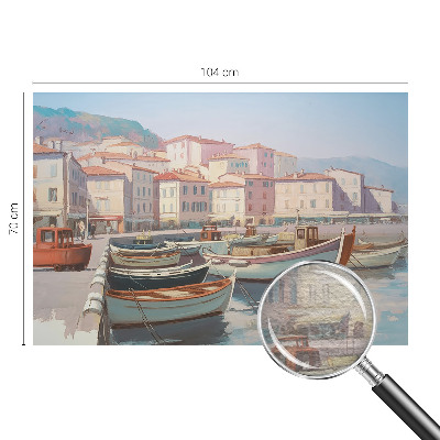 Premium wall mural for bedroom featuring a seaside haven design