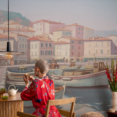 Premium wall mural for bedroom Seaside haven