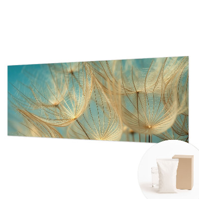 Premium photo wallpaper with an ethereal dandelion motif