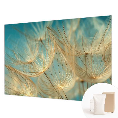 Premium photo wallpaper with an ethereal dandelion motif