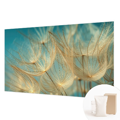 Premium photo wallpaper with an ethereal dandelion motif