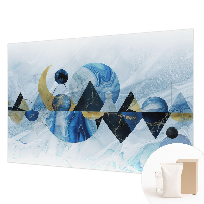Premium wall mural for bedroom with a cosmic elegance design