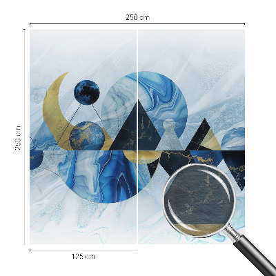Premium wall mural for bedroom with a cosmic elegance design