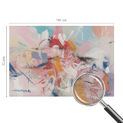 Wallpaper mural with a harmonious abstract design