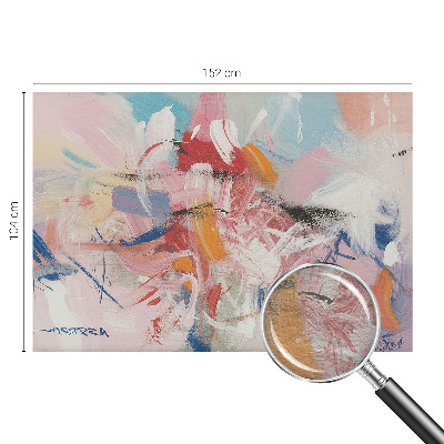 Wallpaper mural with a harmonious abstract design