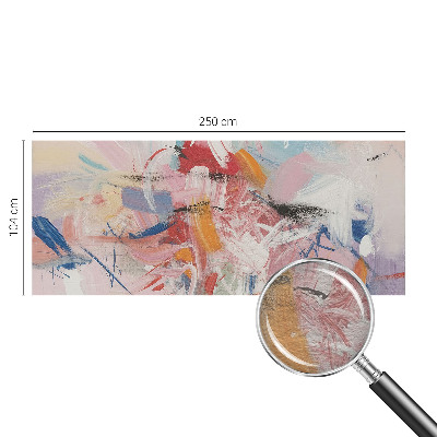 Wallpaper mural with a harmonious abstract design