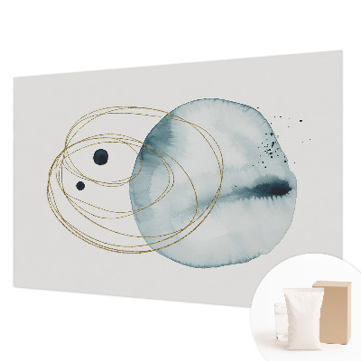 Premium photo wallpaper with an abstract connection design