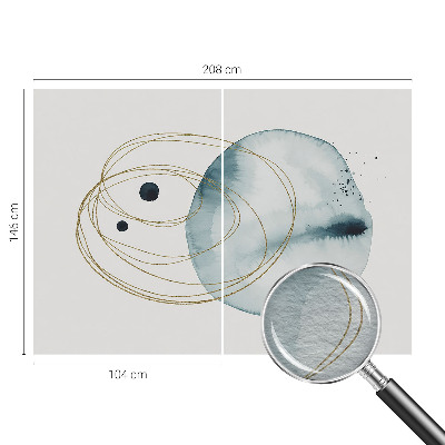 Premium photo wallpaper with an abstract connection design