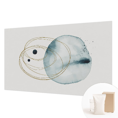 Premium photo wallpaper with an abstract connection design