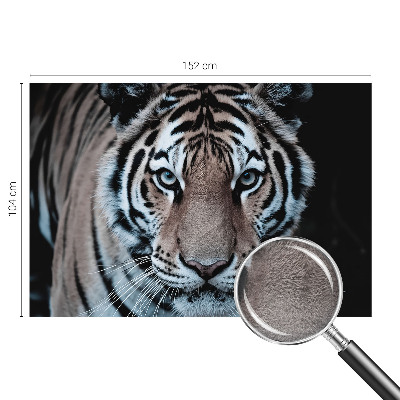 Photo wallpaper with a tiger portrait