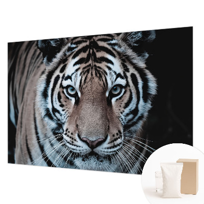 Photo wallpaper with a tiger portrait
