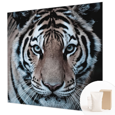 Photo wallpaper with a tiger portrait
