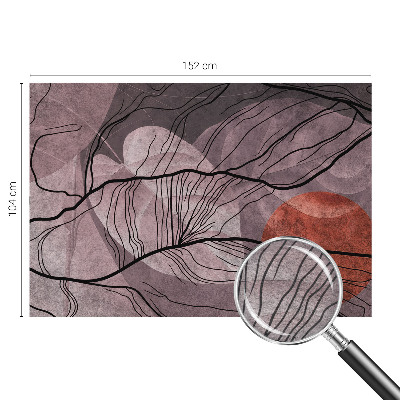 Non-woven photo wallpaper with an energetic abstract design