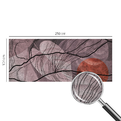 Non-woven photo wallpaper with an energetic abstract design